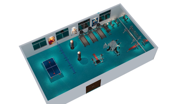 150平方健身房配置方案-广西星空xk体育健身器材有限公司 150平方健身房配置方案-广西星空xk体育健身器材有限公司